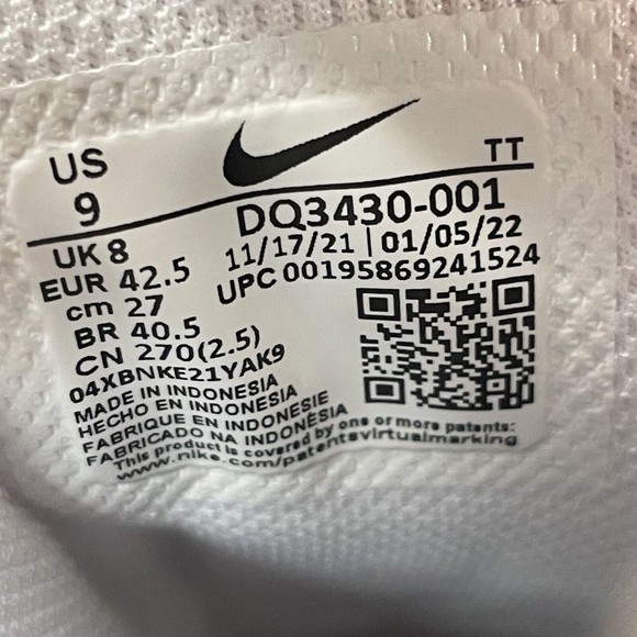 Nike Air Max 95 Essential Black White Varsity Red Grey Shoes Men Size 9 NEW - Picture 7 of 7